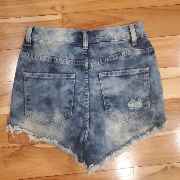 High waist tie dye shorts - Picture 6 of 6
